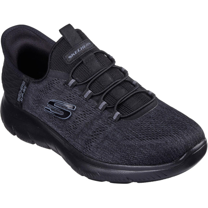 Men's Wide Fit Skechers 232469 Slip-ins Summits Key Pace Trainers in Black - Image 1