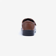 Mens Wide Fit Tredd Well York Velcro Shoes - Tan