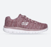 Skechers 12614 Graceful Twisted Fortune Trainers Mauve-main