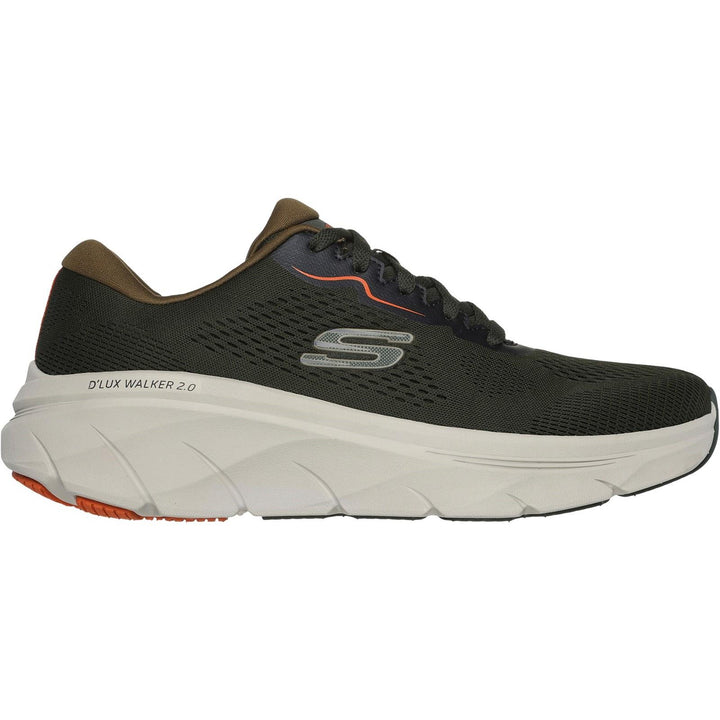 Men's Wide Fit Skechers 232714 D'lux Walker 2.0 Swave Trainers