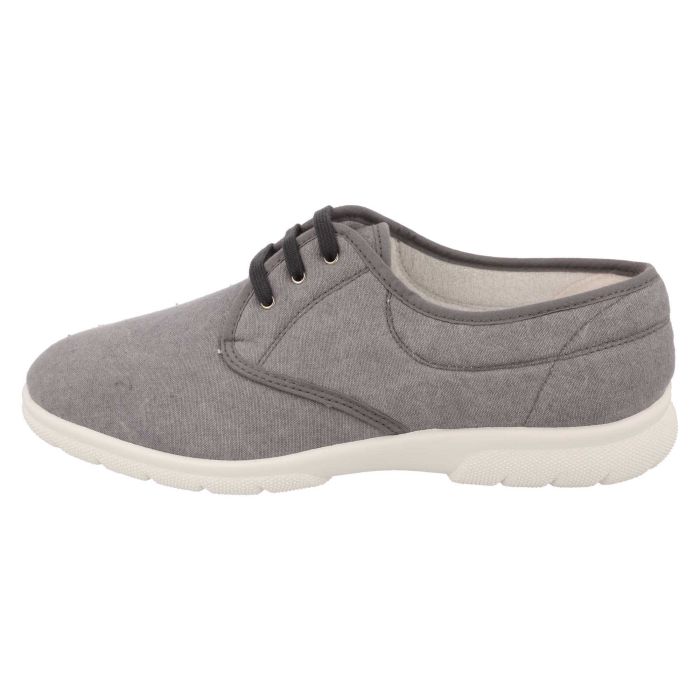 Mens Extra Wide Fit DB Troon Canvas in Denim Blue - Image 10