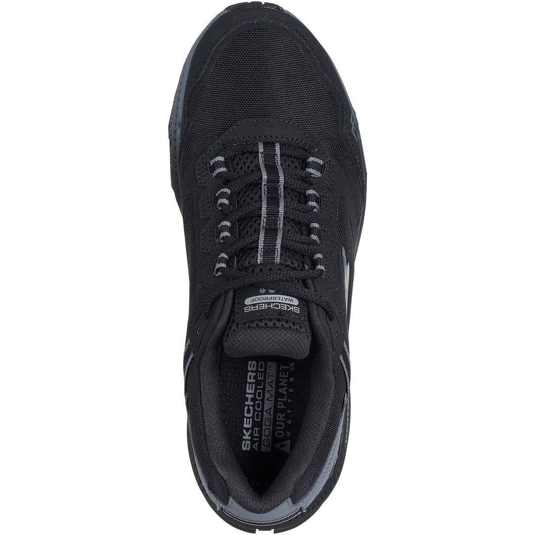 Women's Wide Fit Skechers 129526 Go Run Trail Altitude 2.0 Trainers in Black/Charcoal - Image 5