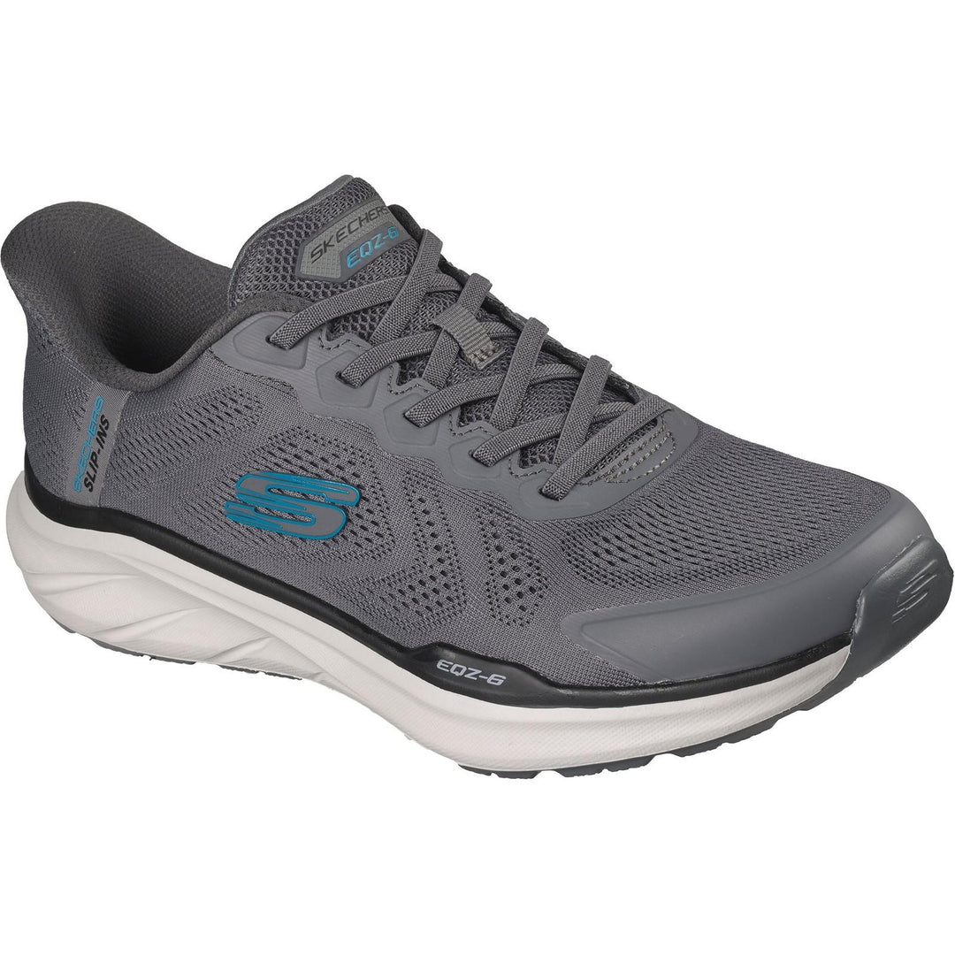 Men's Relaxed Fit Skechers 233106 Slip-ins Equalizer 6.0 Durran Trainers in Green/Multi - Image 8