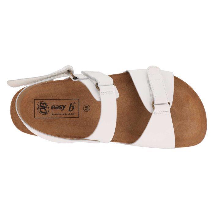 Women's Wide Fit DB Nettle Sandals in Tan Leather - Image 1