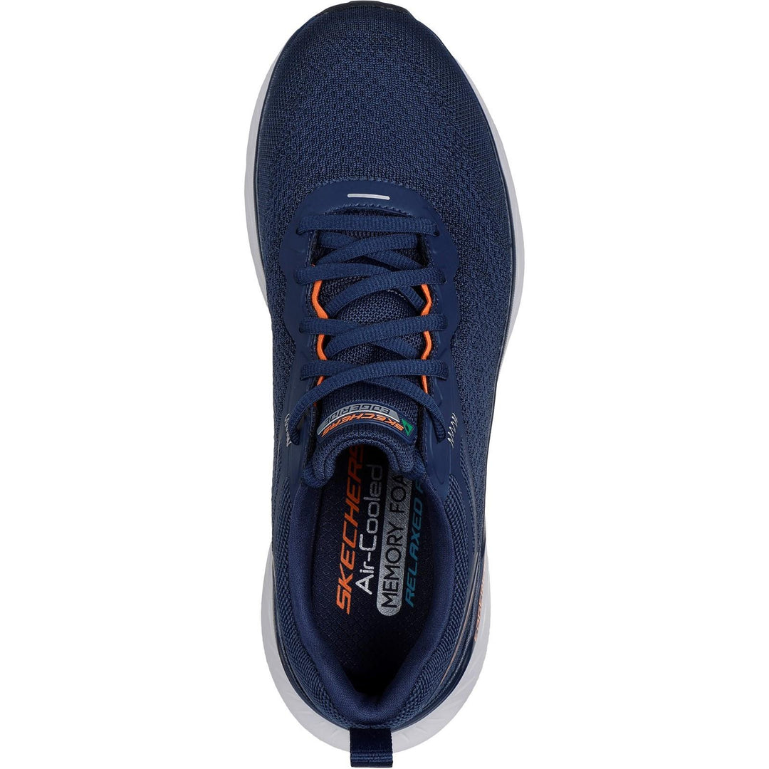 Men's Relaxed Fit Skechers Edgeride 232836 Exxo Trainers in Black - Image 9