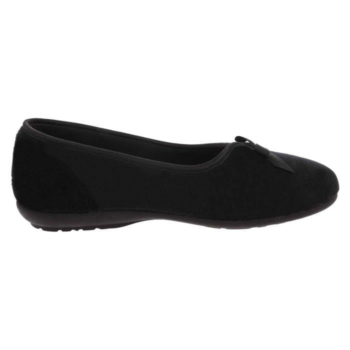 Women's Wide Fit DB Kayleigh Slippers in Mauve Velour - Image 4