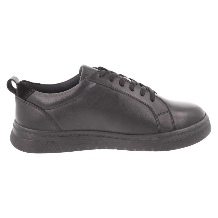 Men's Wide Fit DB Luca Lace Up Shoes in Navy Leather - Image 14