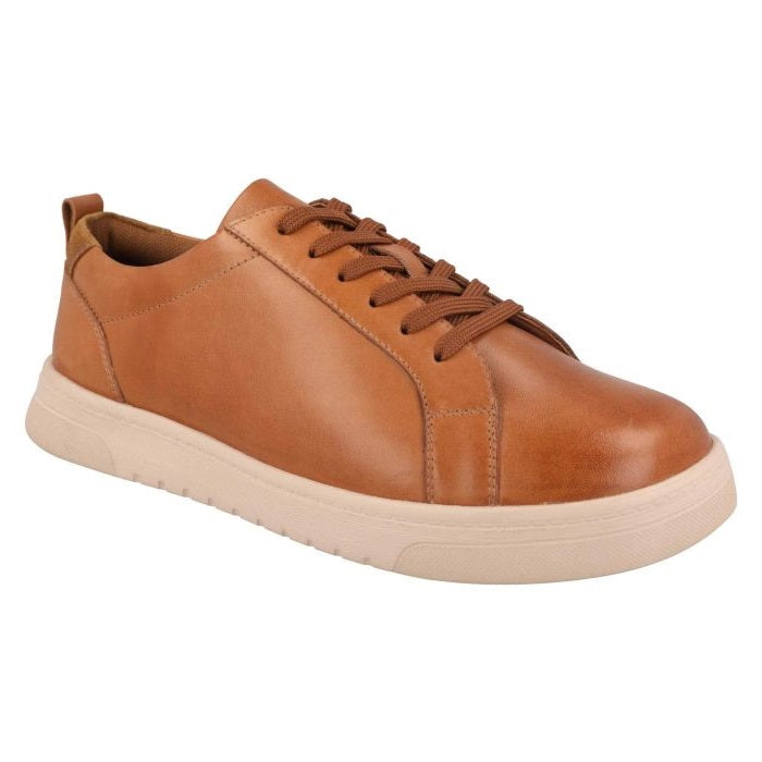 Men's Wide Fit DB Luca Shoes in Navy Leather - Image 1