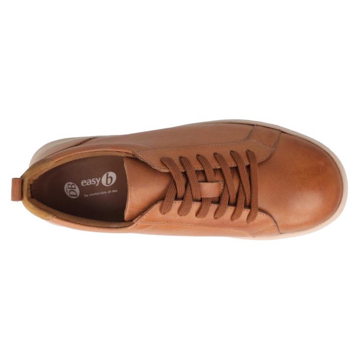 Men's Wide Fit DB Luca Shoes in Navy Leather - Image 1