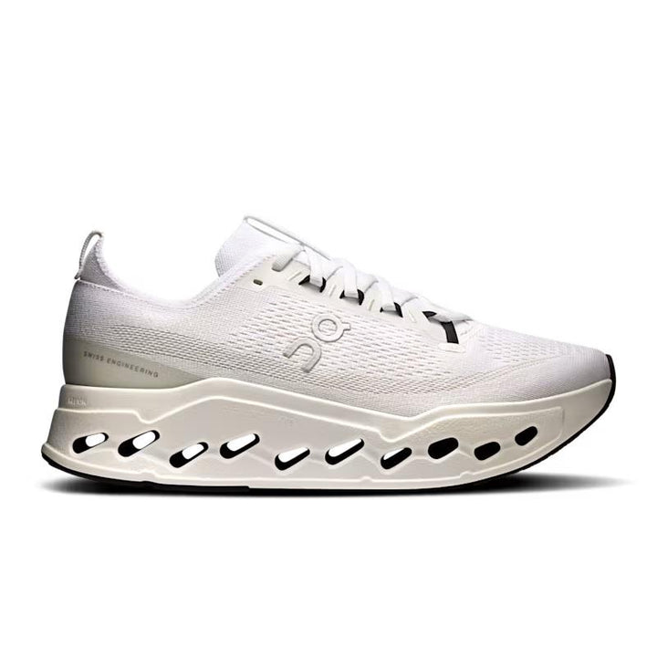 Men's Wide Fit On Cloudsurfer Max Wide Trainers in White/White - Image 1