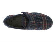 Mens Wide Fit DB Tartan Slippers