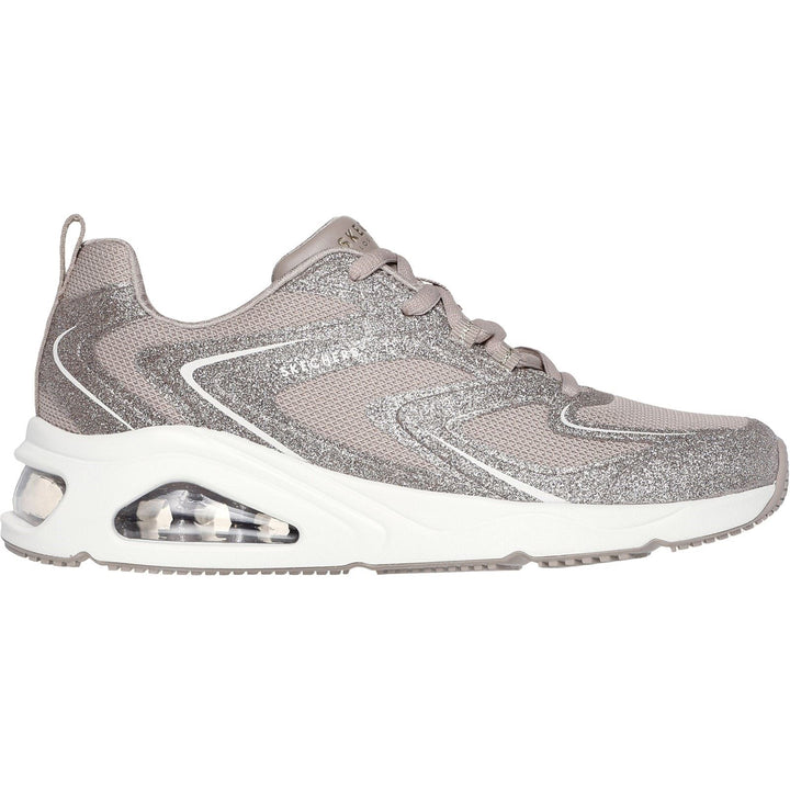 Women's Wide Fit Skechers Tres-Air Uno Glit Airy Trainers