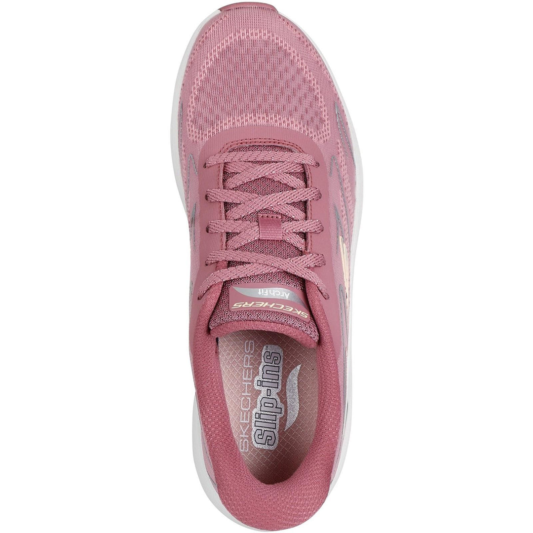 Women's Wide Fit Skechers 150328 Slip-ins Arch Fit 2.0 Sleek Stride Trainers