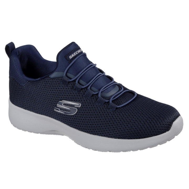 Men's Wide Fit Skechers 58360 Dynamight Trainers in Black - Image 1