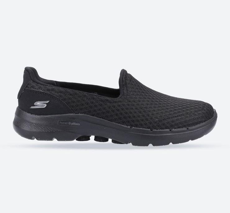 Skechers 124508 Wide Go Walk 6 - Big Splash Shoes Black Trainers-main
