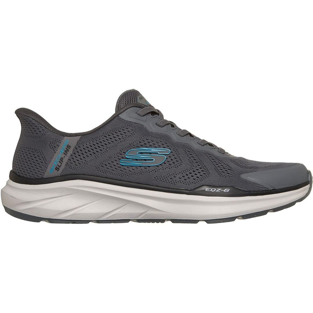 Men's Relaxed Fit Skechers 233106 Slip-ins Equalizer 6.0 Durran Trainers in Green/Multi - Image 7