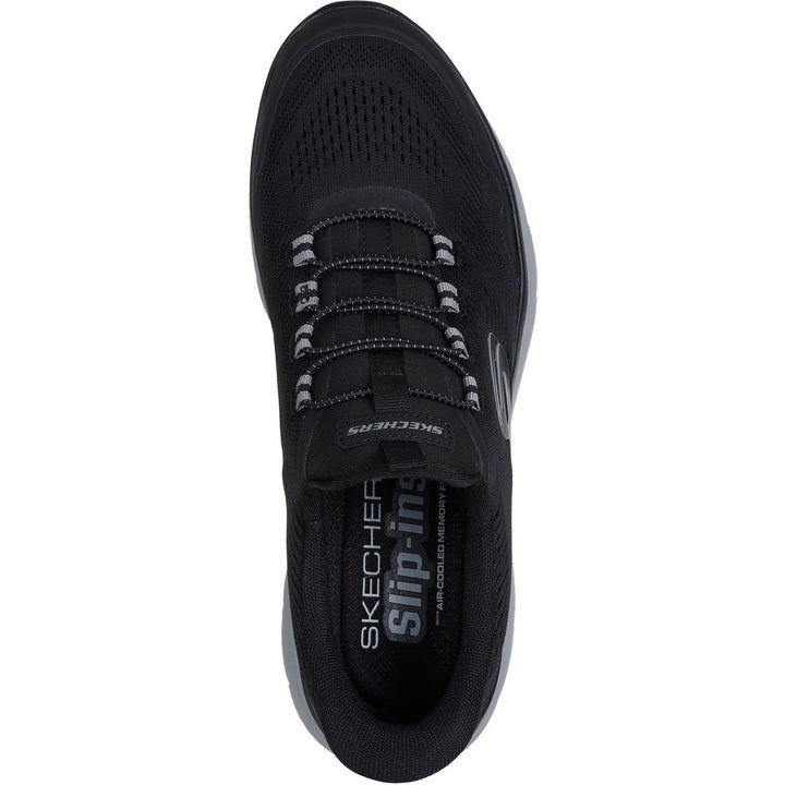 Men's Wide Fit Skechers 233045 Slip-ins Summits Top Rate Trainers in Navy/Yellow - Image 1