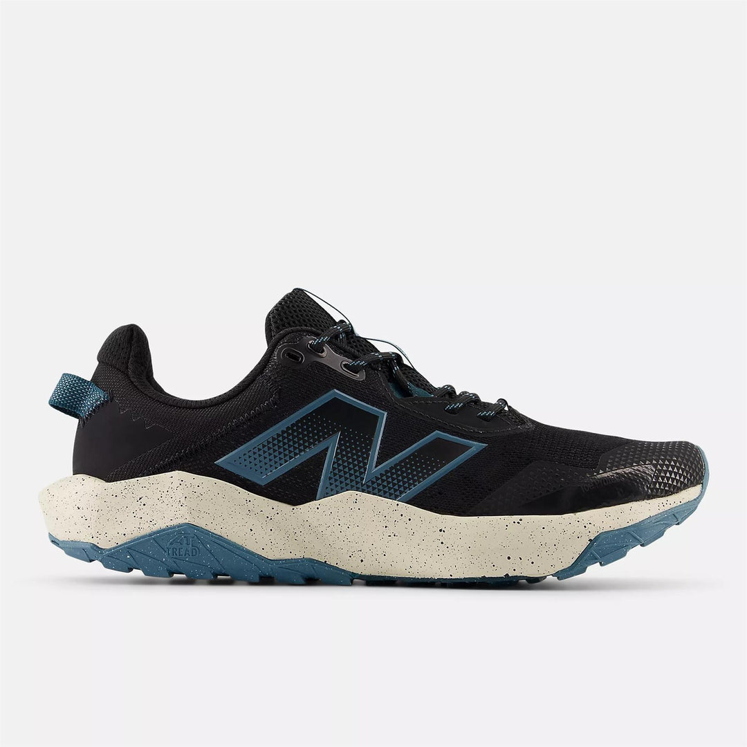 Men's Wide Fit New Balance MNTR9D5 Dynasoft Nitrel V6 Trail Walking/Running Trainers in Black/Salt Water - Image 2