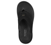 Men's Wide Fit Skechers 204383 Relaxed Fit Sargo Point Vista Flip Flops