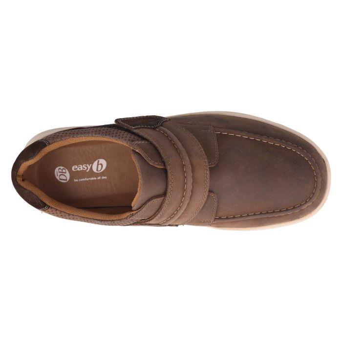 Men's Wide Fit DB Ethan Shoes in Denim Nubuck - Image 1