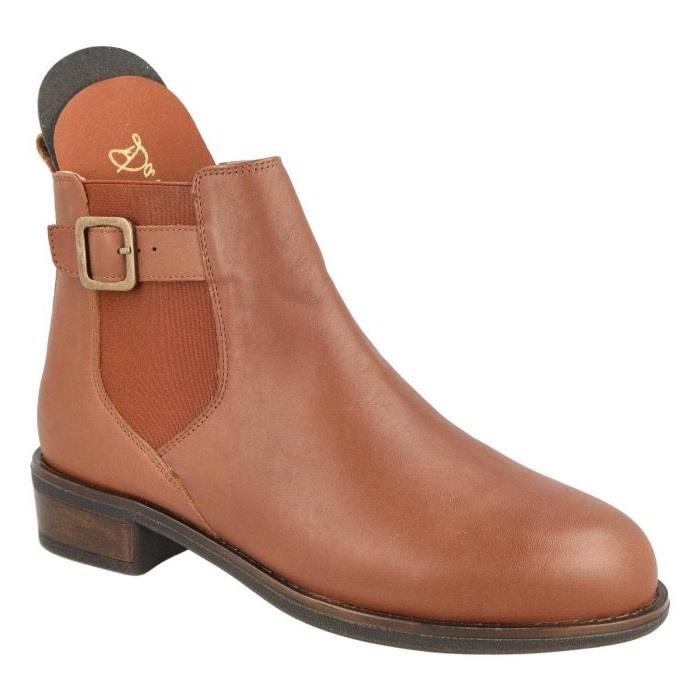 Women's Wide Fit DB Esme Boots in Black Leather - Image 12