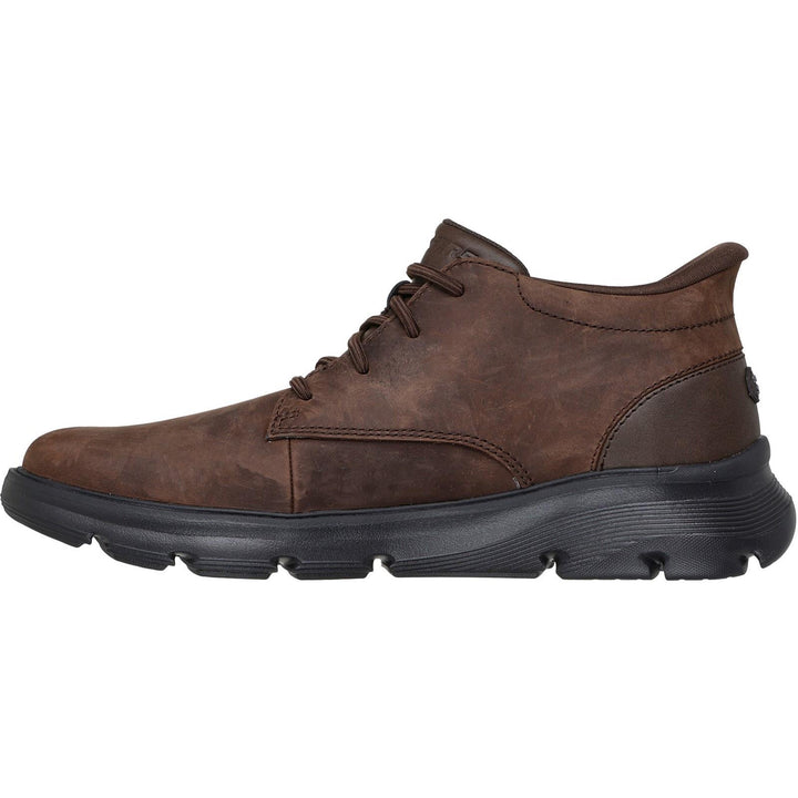Men's Relaxed Fit Skechers 205514 Slip-ins Arch Fit Garza Ridley Boots in Black - Image 1