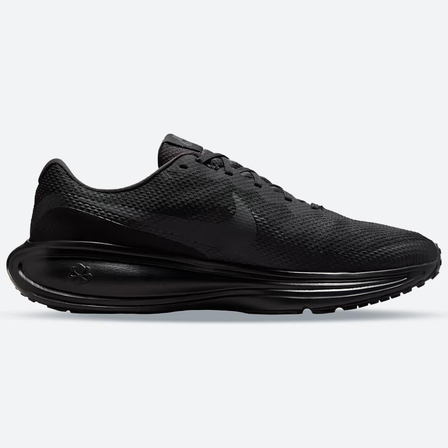Women's Wide Fit Nike HQ1996-004 Revolution 8 Running Trainers in Black/Anthracite - Image 1