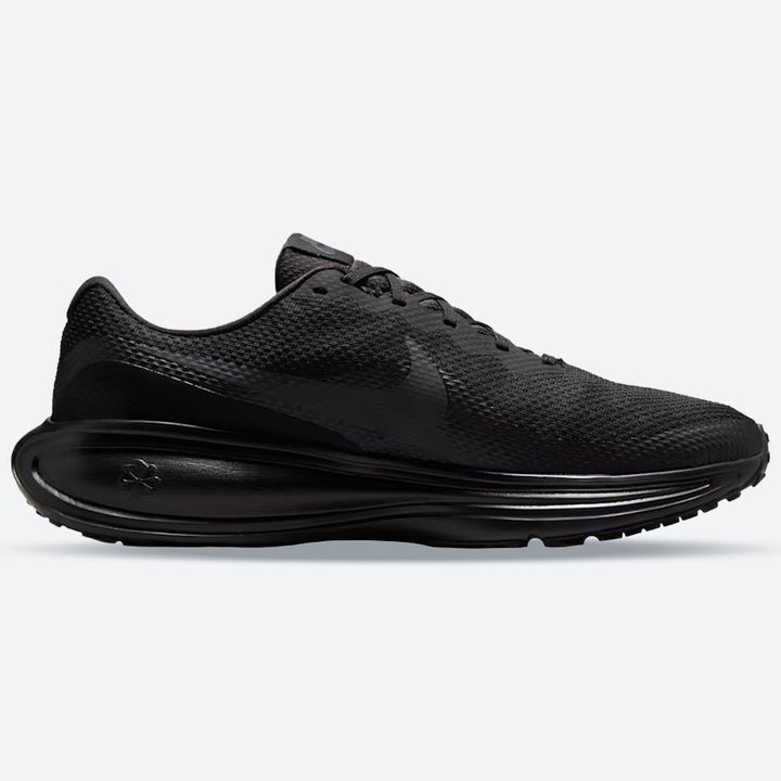 Women's Wide Fit Nike HQ1996-004 Revolution 8 Running Trainers in Black/Anthracite - Image 1