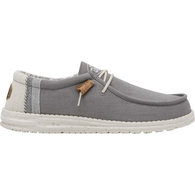 Men's Wide Fit Heydude Classic Wally Linen Shoes