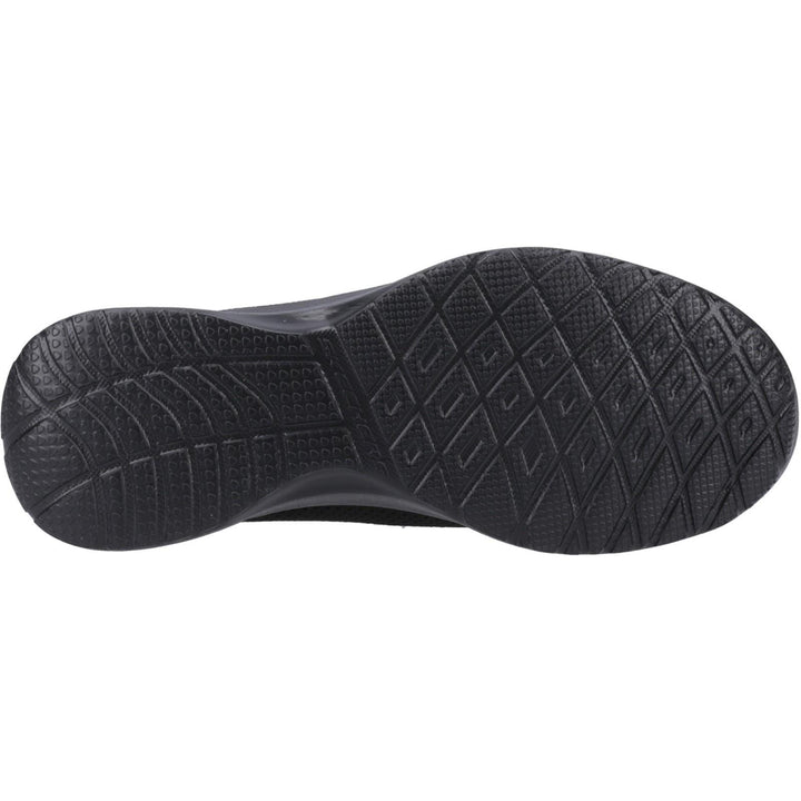 Men's Wide Fit Skechers 58360 Dynamight Trainers in Black - Image 1
