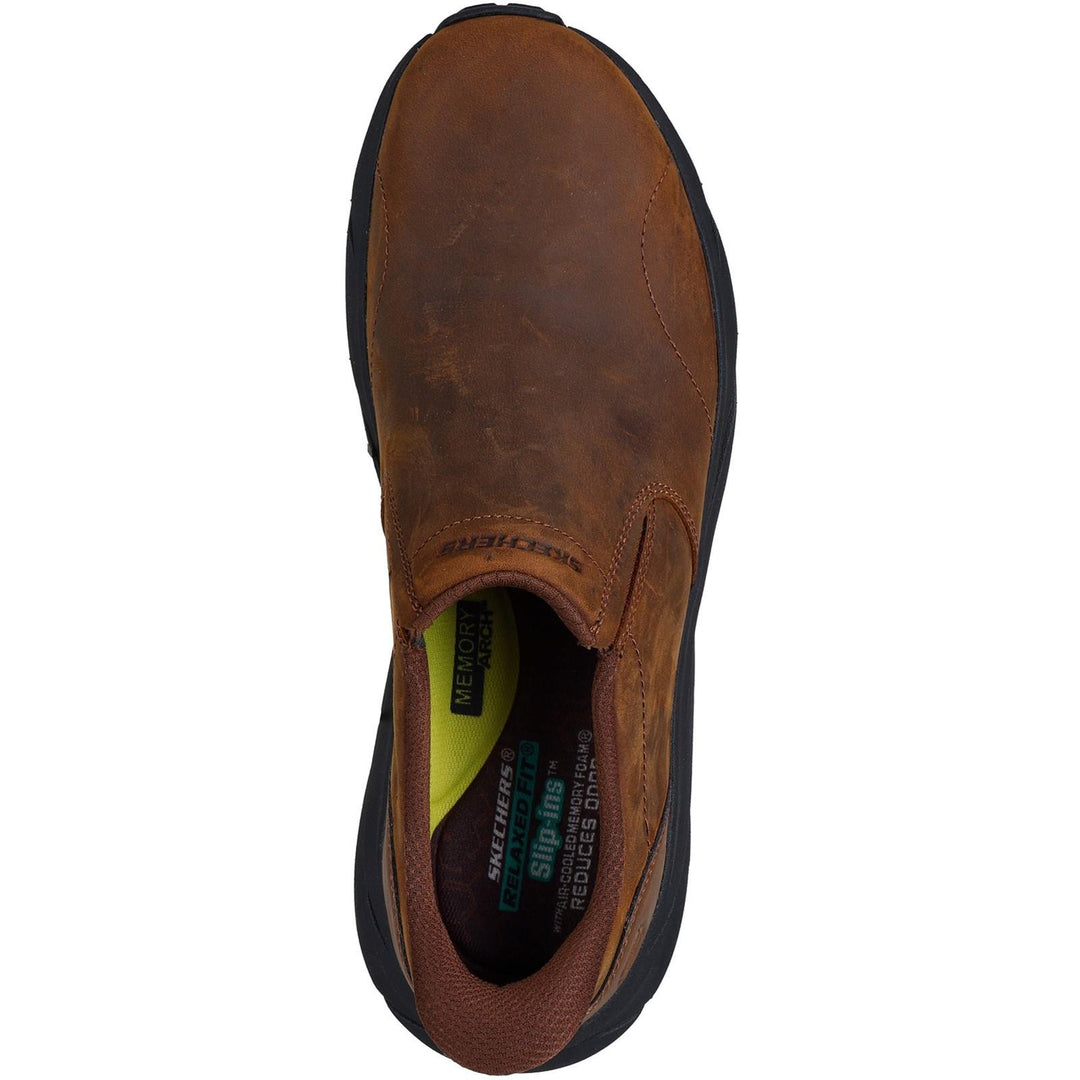 Men's Relaxed Fit Skechers 205547 Slip-ins Conner Rayne Trainers in Black - Image 11