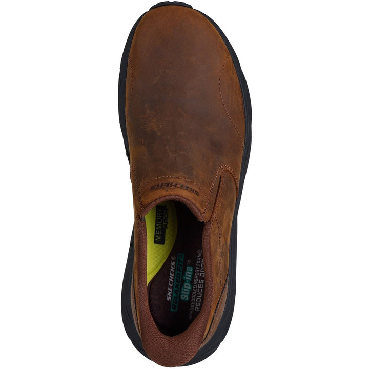 Men's Relaxed Fit Skechers 205547 Slip-ins Conner Rayne Trainers in Black - Image 1