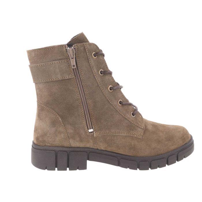 Women's Wide Fit DB Holly Ankle Boots in Brown Suede - Image 1