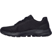 Women's Wide Fit Skechers 124514  Go Walk 6 Iconic Vision Trainers - Black