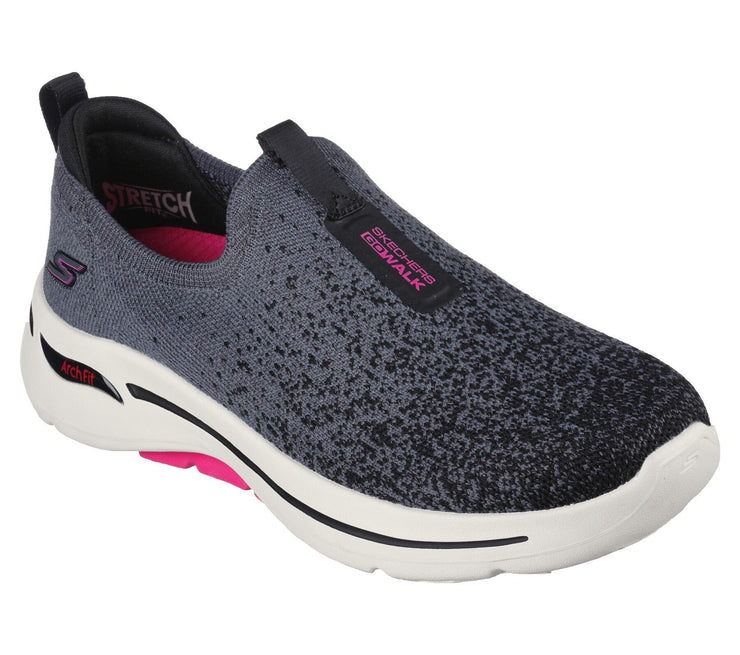 Womens Wide Fit Skechers 124873 Relaxed Fit Shoes