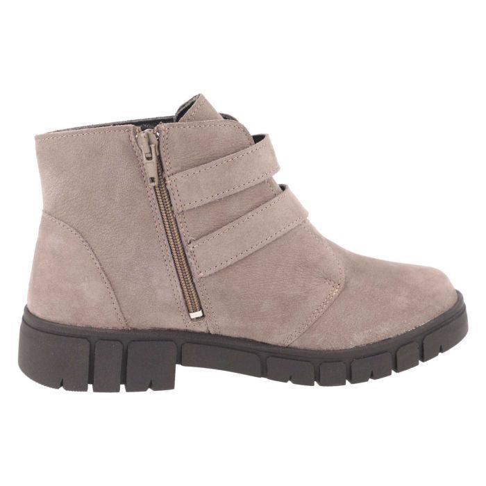 Women's Wide Fit DB Penelope Buckle Boots in Black Leather - Image 1