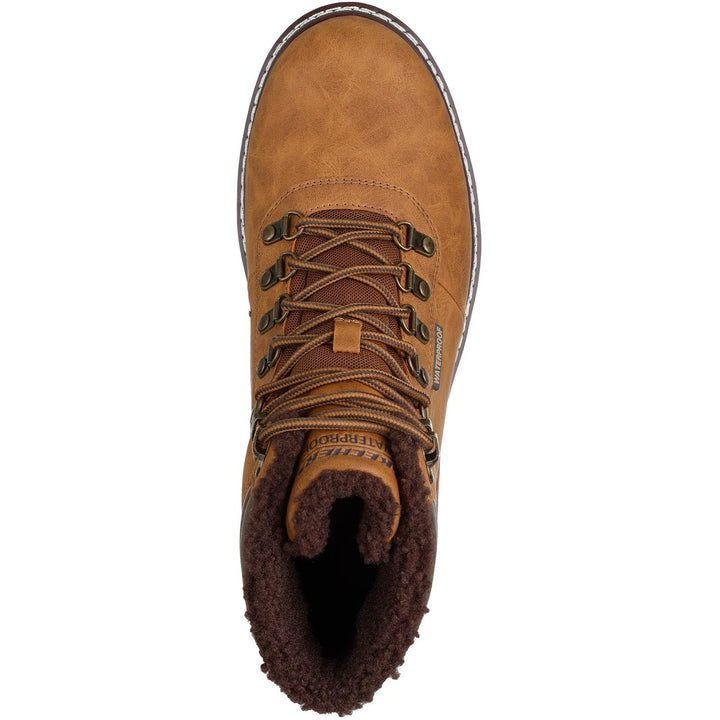 Men's Relaxed Fit Skechers 205623 Waterproof Corado Boots in Wheat - Image 1