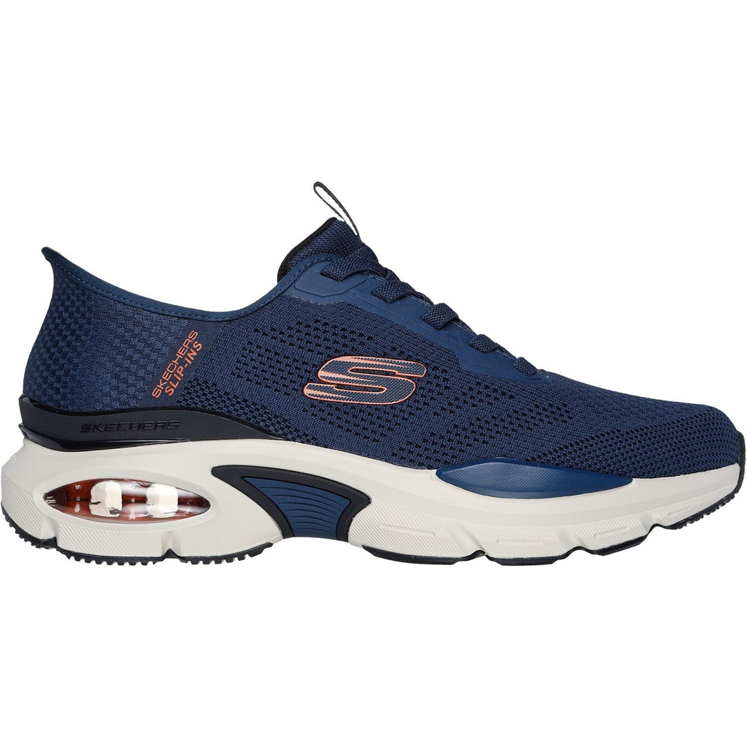 Men's Wide Fit Skechers Slip-ins 232447 Skech Air Ventura Trainers in Black/Red - Image 7