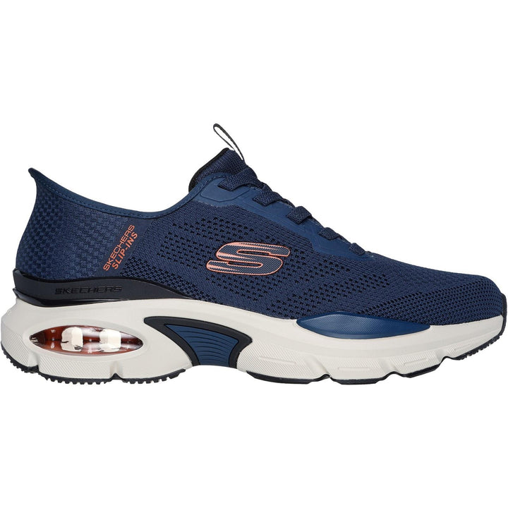 Men's Wide Fit Skechers Slip-ins 232447 Skech Air Ventura Trainers in Black/Red - Image 1
