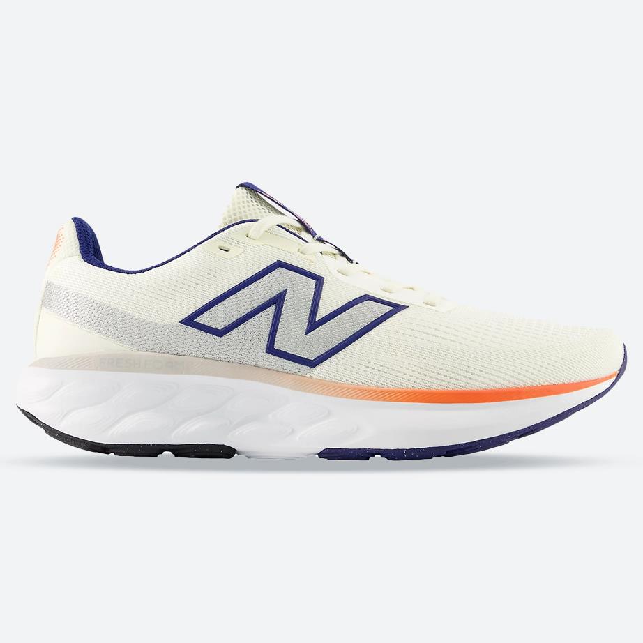 Women's Wide Fit New Balance M5204O9 Walking/Running Trainers - Fresh Foam in Cream/Orange - Image 1