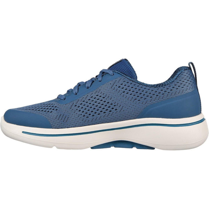 Women's Wide Fit Skechers 124404 Go Walk Arch Fit Motion Breez Trainers