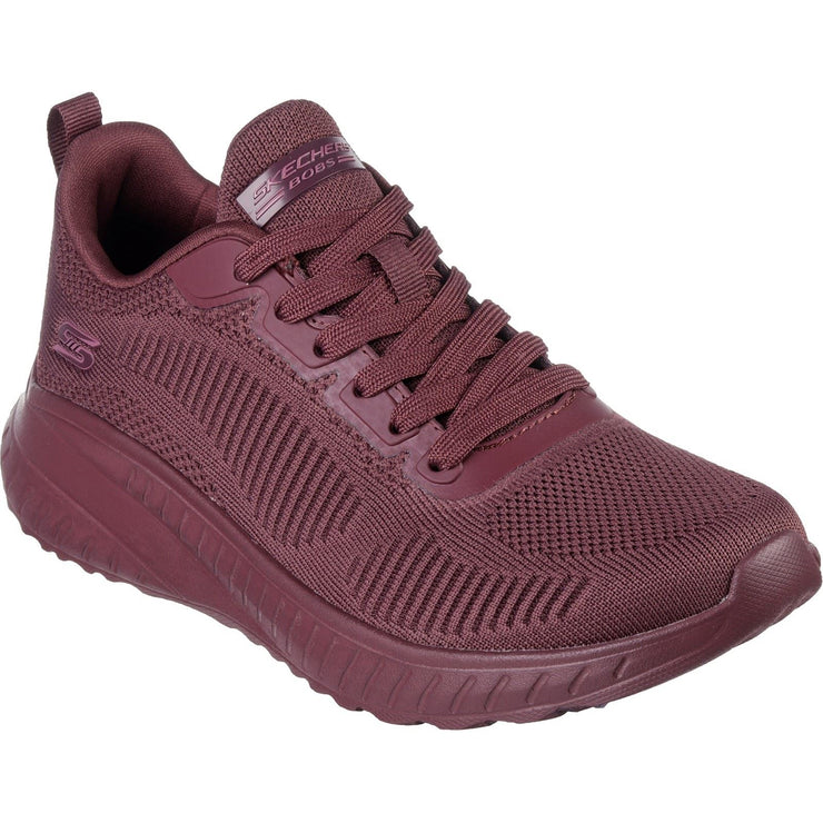 Skechers 117209 Wide Bob Squad Chaos Face Off Trainers Plum-2
