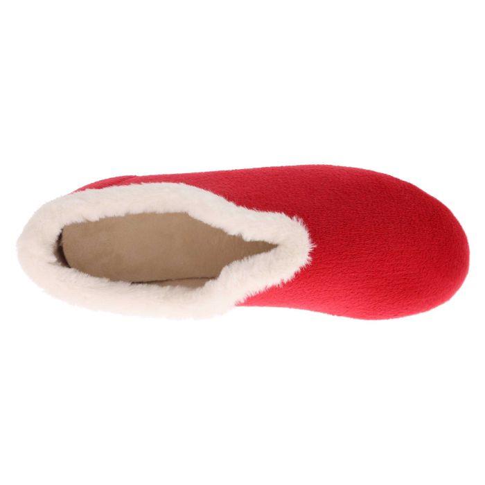 Women's Wide Fit DB Faye Slip on Slippers in Navy Velour - Image 20