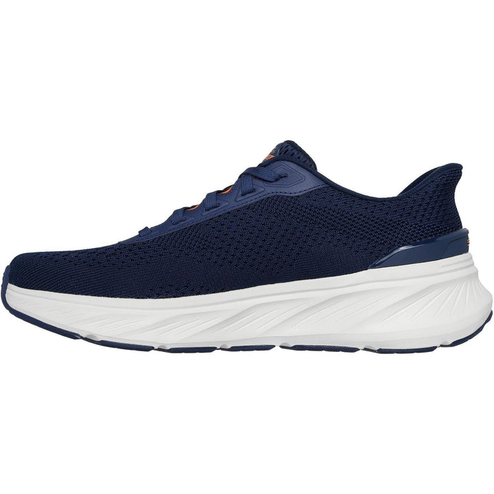 Men's Relaxed Fit Skechers 232846 Slip-ins Sport Edgeride Erlson Trainers in Navy/Orange - Image 1