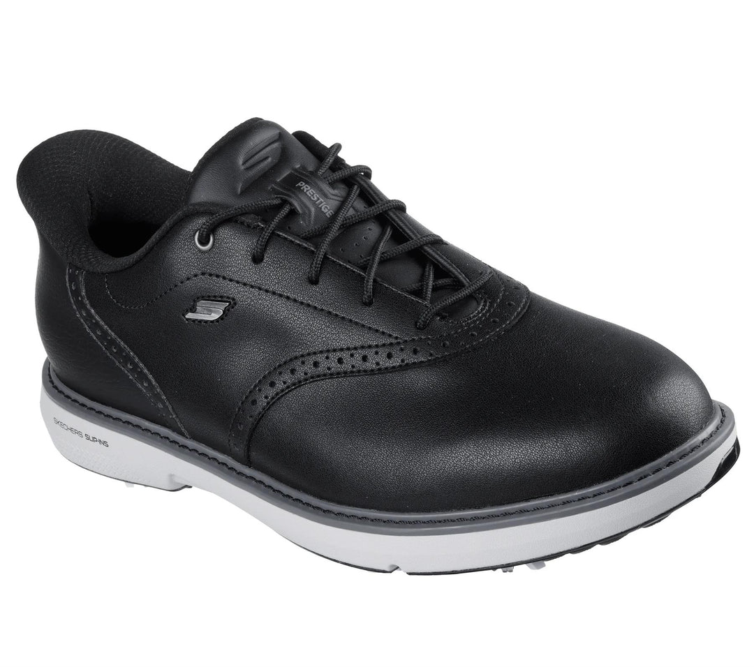 Men's Wide Fit Skechers Slip-ins 214125 Prestige Go Golf Waterproof Trainers in Black - Image 3