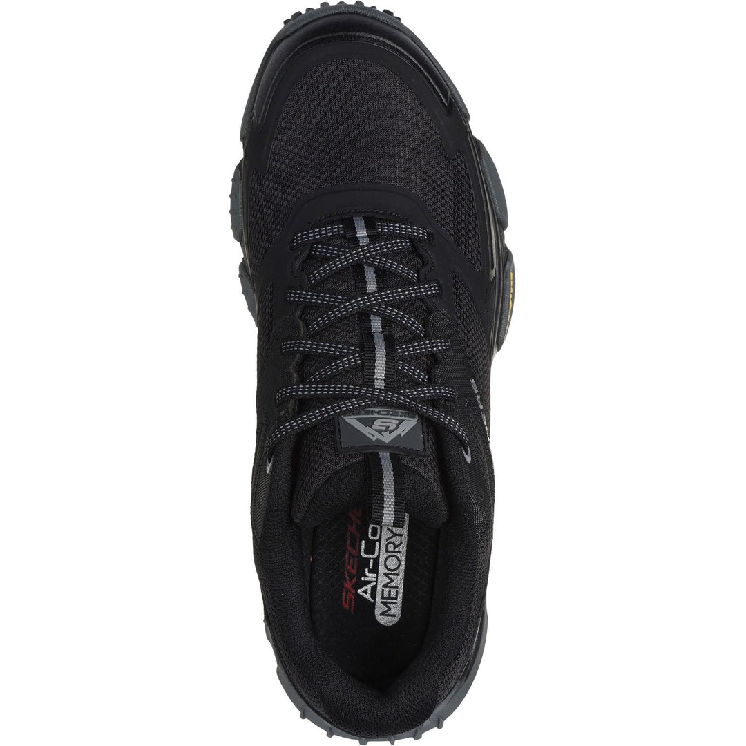 Men's Wide Fit Skechers 237553 Skech-air Envoy Sleek Trainers in Black - Image 5