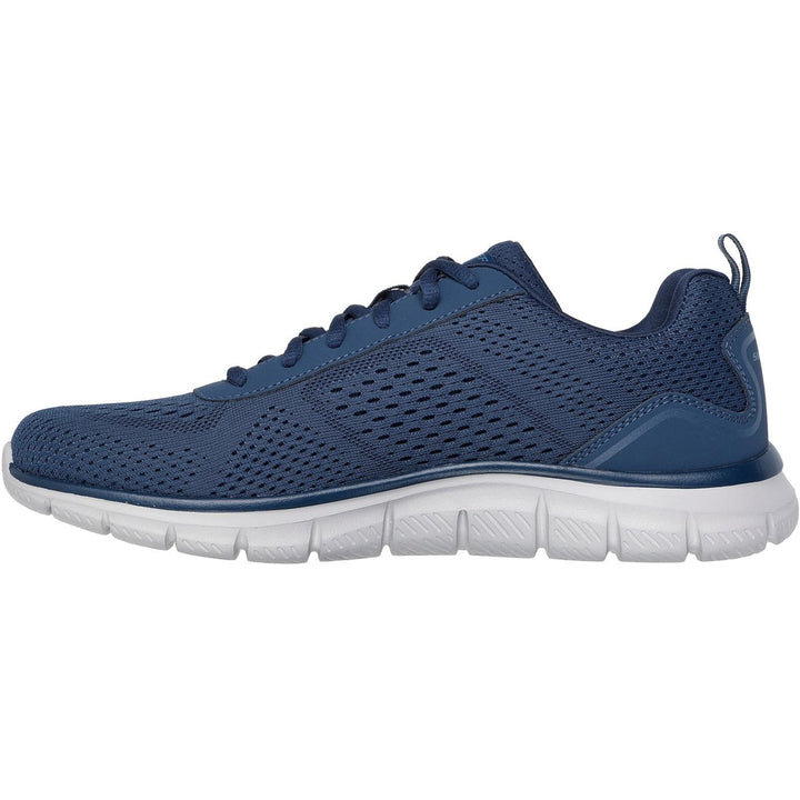 Men's Wide Fit Skechers Track 232758 Leshur Trainers in Blue - Image 1
