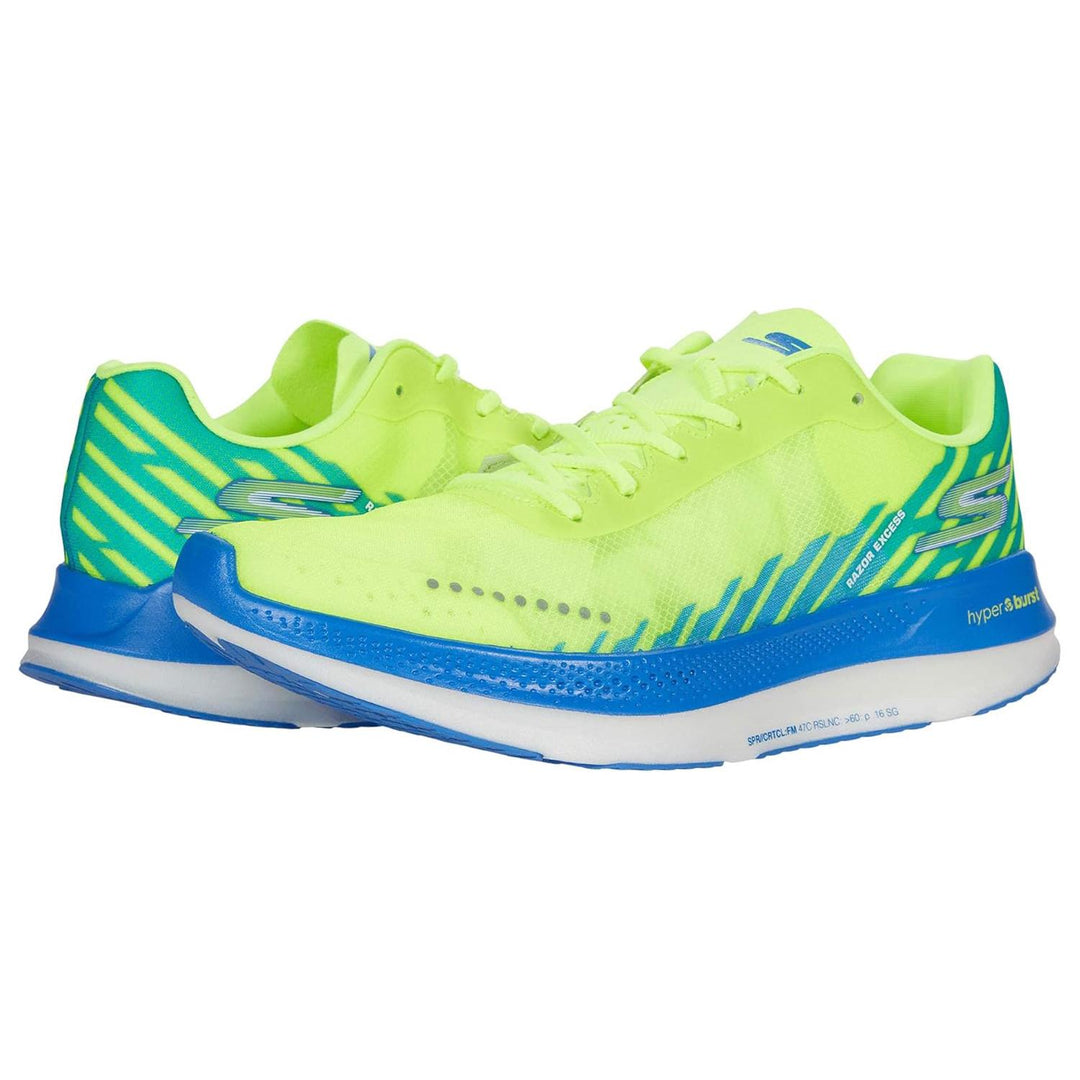 Men's Wide Fit Skechers Go Run Razor Excess Sports Trainers