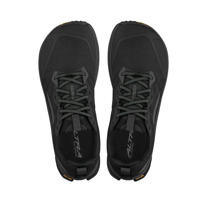 Men's Wide Fit Altra Lone Peak 9 Trail Running Trainers in Black - Image 1