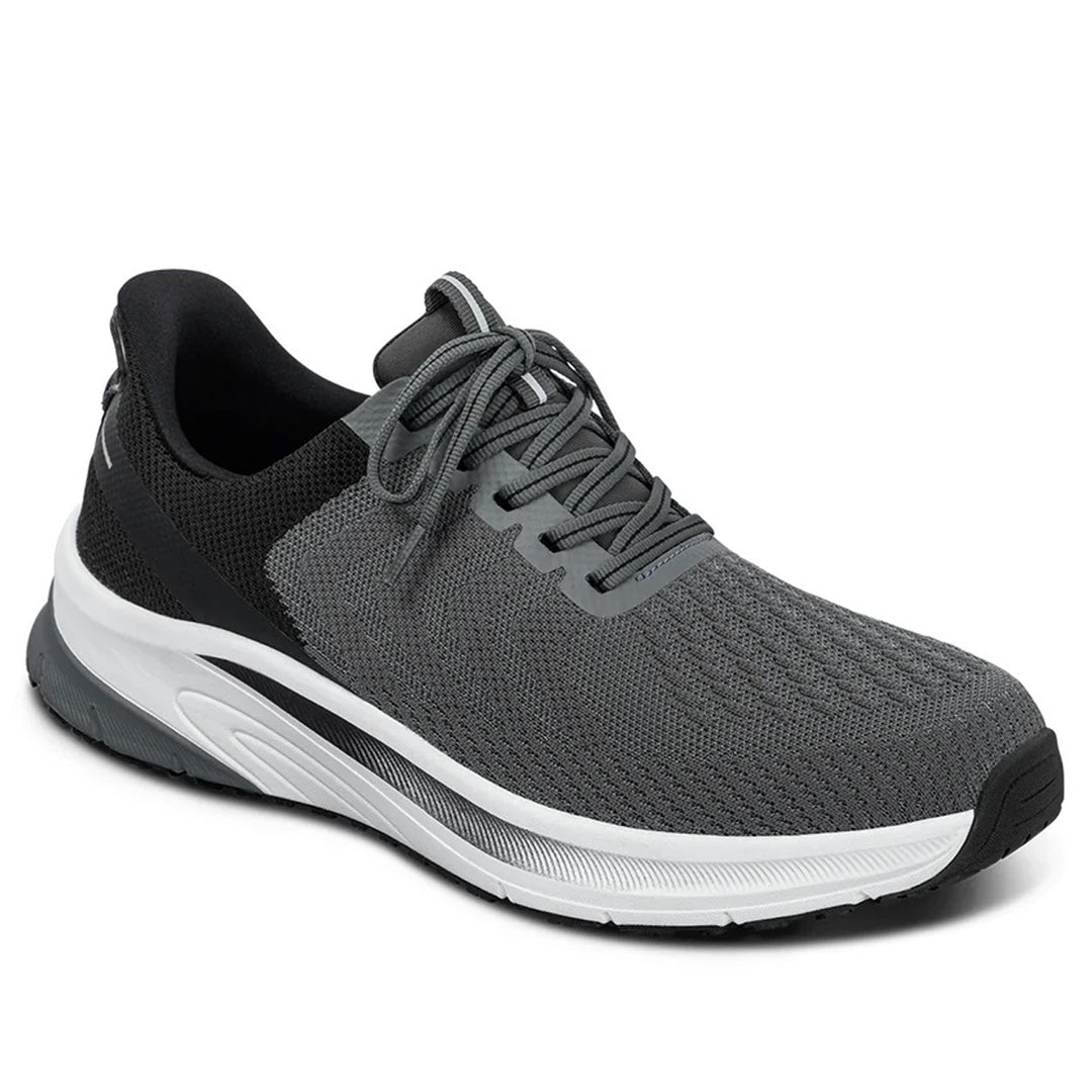 Men's Wide Fit Orthofeet 20017 Tilos Hands-free Trainers in Grey - Image 2